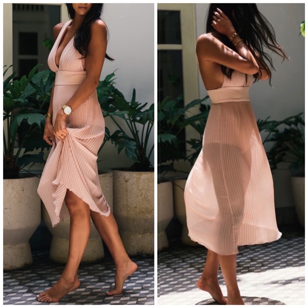 Misha Collection Marika Dress in Nude (NWOT) - Picture 3 of 16